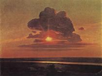 Red sunset - Archip Iwanowitsch Kuindschi