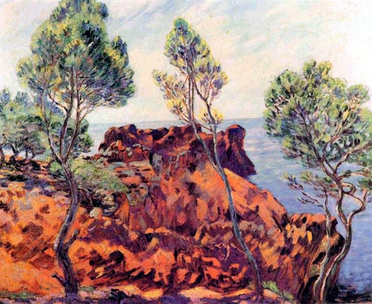 Agay, les Roches Rouges, 1901 - Armand Guillaumin