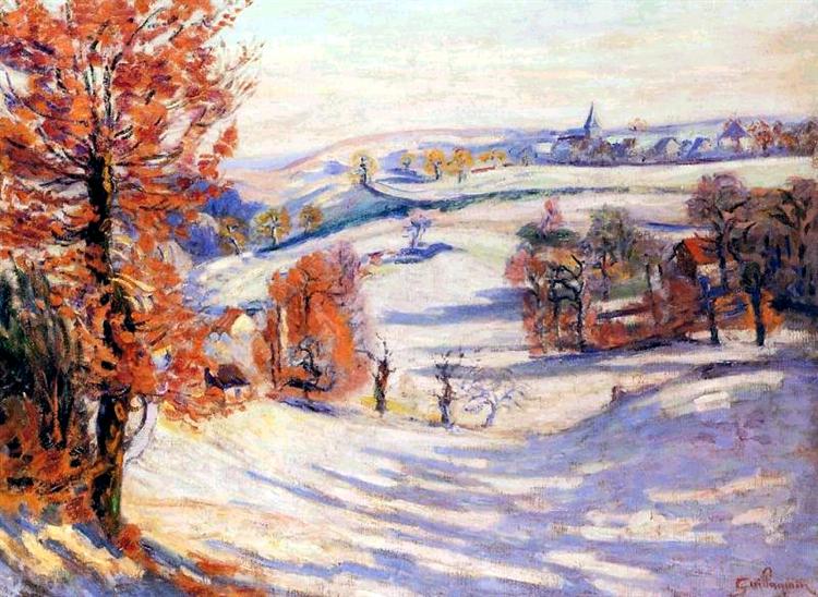 Neige à Crozant, 1898 - Armand Guillaumin