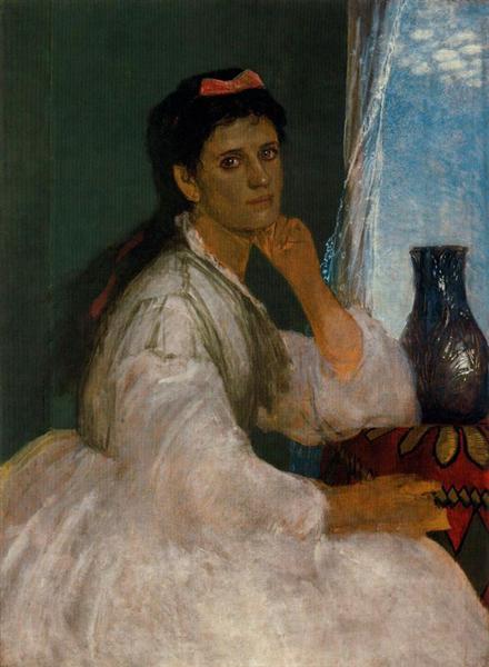 Portrait of Clara Böcklin, 1872 - 阿诺德·勃克林