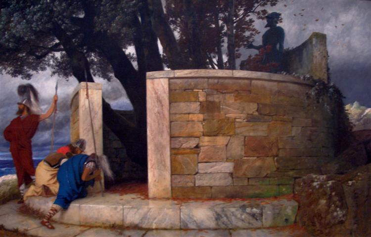 The Sanctuary of Hercules, 1884 - Арнольд Бёклин