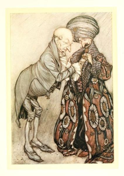 Shook his bald head and murmured, 'Cold, quite cold.' - Arthur Rackham