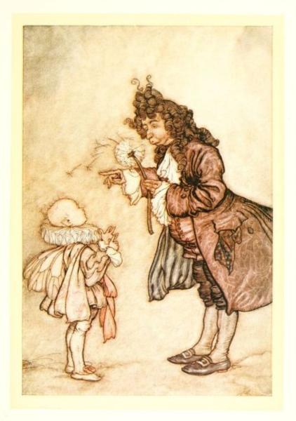 When her Majesty wants to know the time - Arthur Rackham