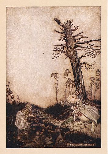 Why, Mary Ann, what are you doing out here - Arthur Rackham