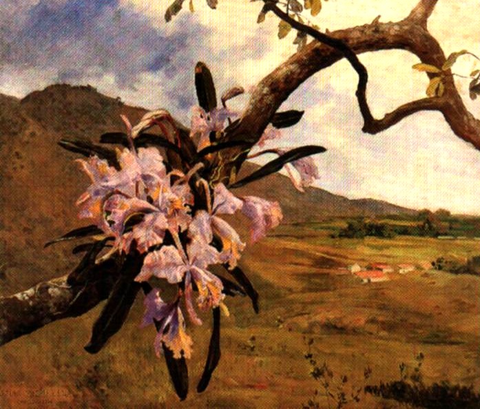 Flores de mayo y paisaje, 1896 - Артуро Михелена