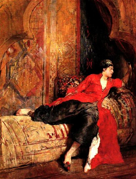 Oriental Woman, 1889 - Артуро Михелена
