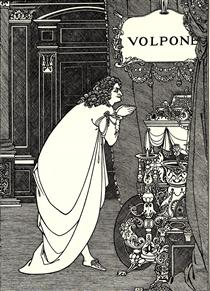 Volpone Adoring his Treasures - 奥伯利·比亚兹莱