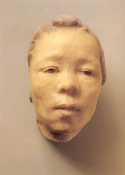 Mask of Hanako, the Japanese Actress, 1911 - 羅丹