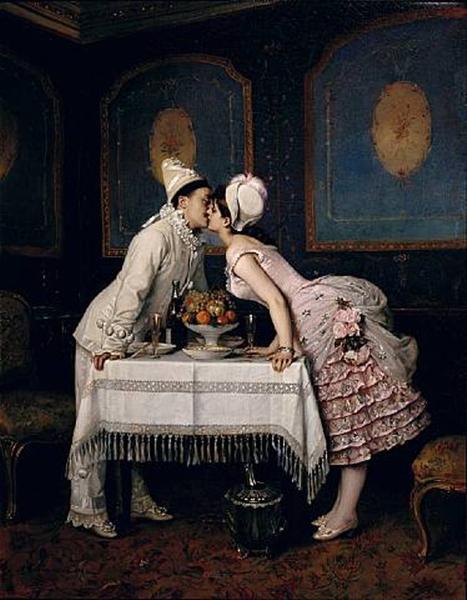 The Kiss - Auguste Toulmouche