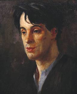 W.B. Yeats, 1907 - Augustus Edwin John