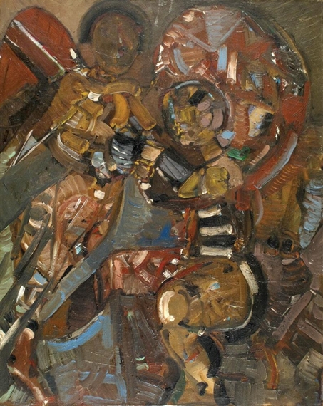 David and Goliath, 1955 - Avigdor Arikha
