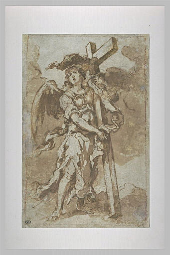 Angel Carrying the Cross, 1660 - 巴托洛梅·埃斯特萬·牟利羅