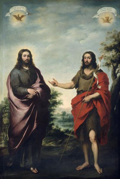 Saint John the Baptist Pointing to Christ, c.1655 - 巴托洛梅·埃斯特萬·牟利羅