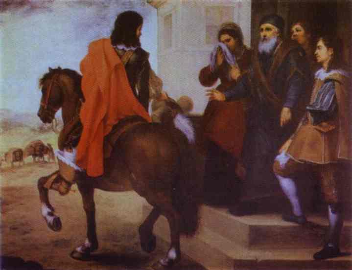The Departure of the Prodigal Son, 1660 - Бартоломе Эстебан Мурильо