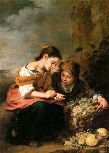 Die kleine Obsthändlerin, 1670 - 1675 - Bartolomé Esteban Murillo