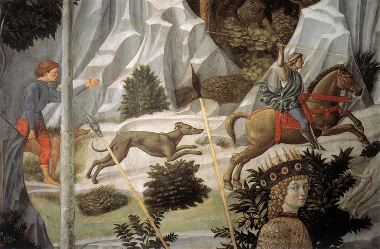 Procession of the Magus Balthazar (detail), 1459 - 1461 - Беноццо Гоццоли