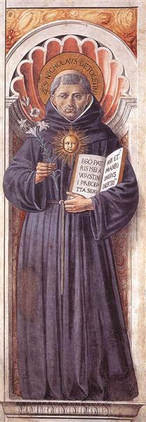 St. Nicholas of Tolentino, 1464 - 1465 - Беноццо Гоццоли