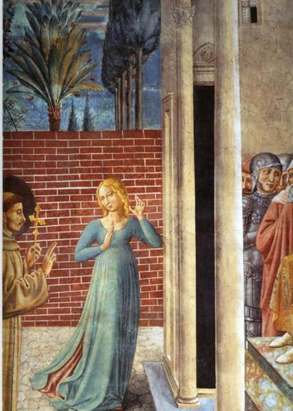 Trial by Fire Before the Sultan (detail), 1452 - Benozzo Gozzoli