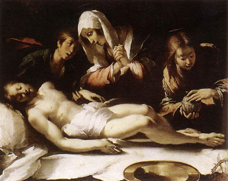 Lamentation over the Dead Christ, 1615 - 1617 - Бернардо Строцци