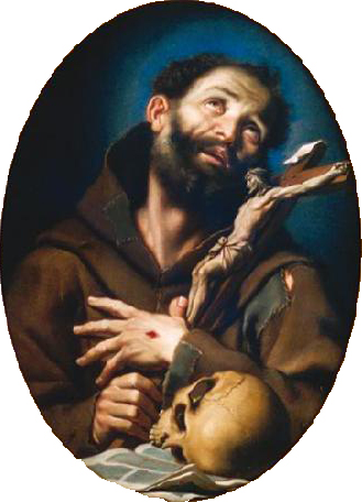 St. Francis of Assisi - Бернардо Строцці