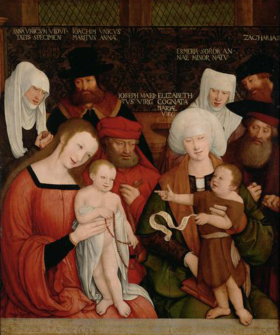 Holy Family, 1520 - Bernhard Strigel
