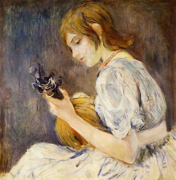The Mandolin, 1889 - Berthe Morisot