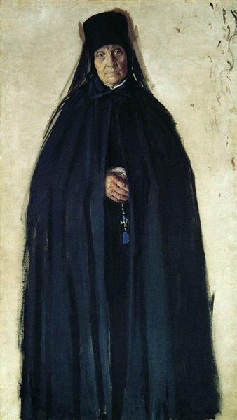Abbess, 1908 - Борис Кустодієв