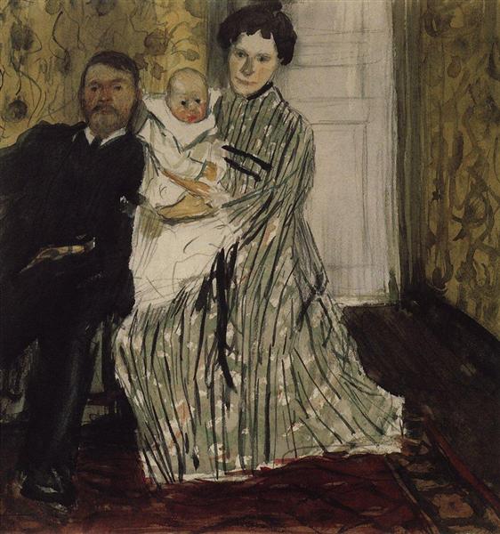 Семейный портрет, 1904 - Борис Кустодиев
