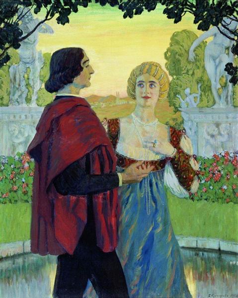 Poetry, 1902 - Boris Kustodiev