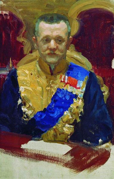Portrait of N.V. Muraviev, 1902 - 1903 - Boris Michailowitsch Kustodijew