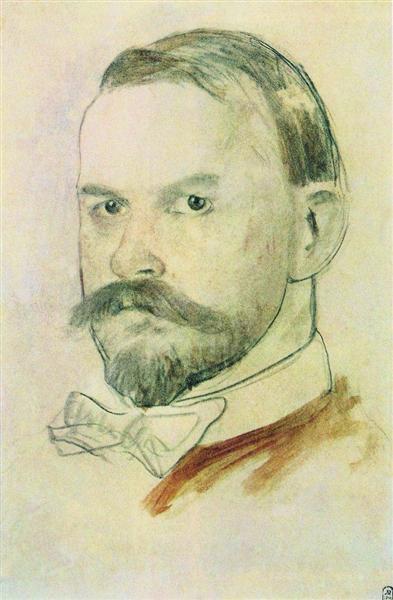 Self Portrait, 1904 - Борис Кустодієв
