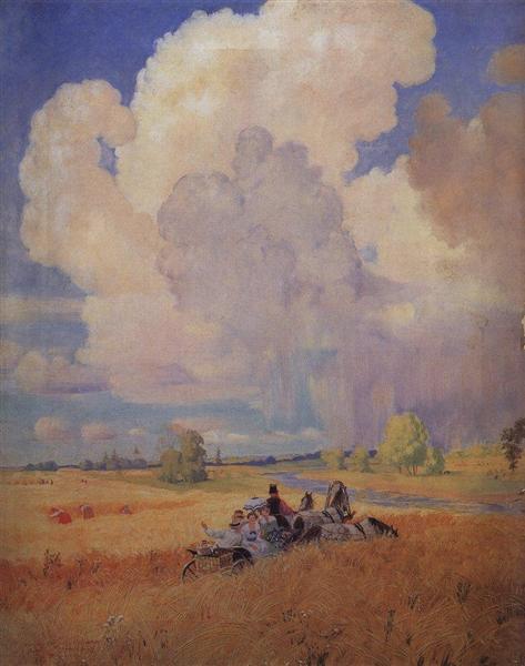 Summer, 1922 - Boris Kustodiev