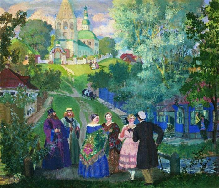 Summer. Province, 1922 - Борис Кустодієв