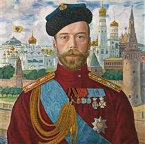 Tsar Nicholas II - Boris Michailowitsch Kustodijew