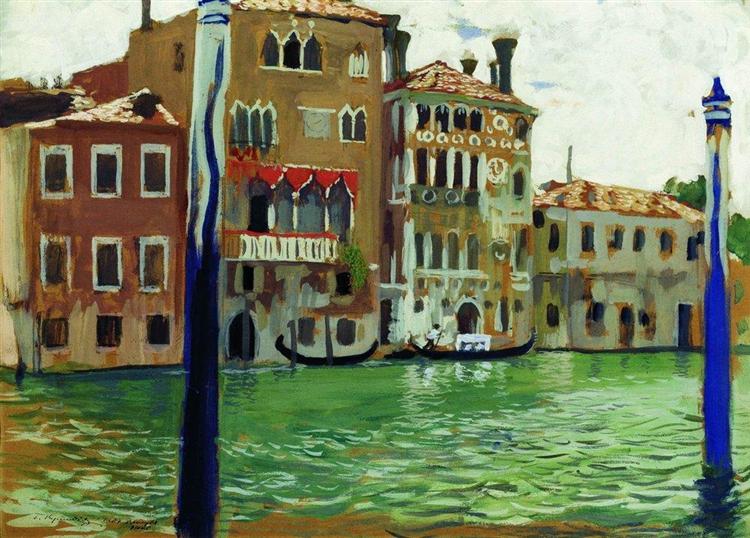 Venice, 1907 - Boris Michailowitsch Kustodijew