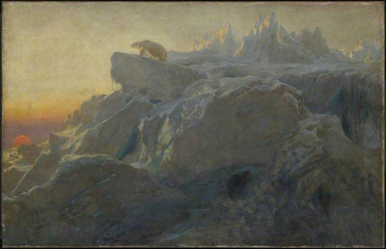 Beyond Man's Footsteps, 1894 - Briton Rivière