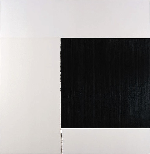 Exposed Painting Black Oxide, 2000 - Callum Innes
