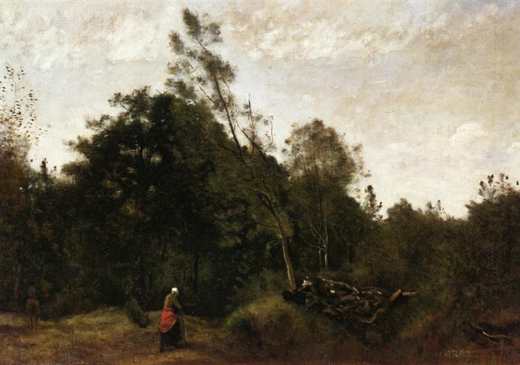 Forest Clearing in the Limousin, c.1845 - c.1850 - 柯洛