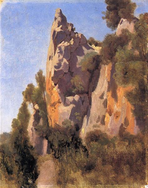 Rocks at Civita Castellana, 1826 - 1827 - Camille Corot