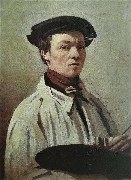 Self Portrait, c.1840 - Jean-Baptiste Camille Corot
