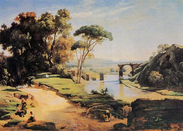The Pont de Narni, 1826 - 1827 - 柯洛