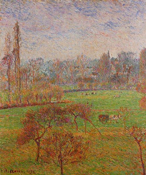 Matin, automne, Éragny, 1892 - Camille Pissarro
