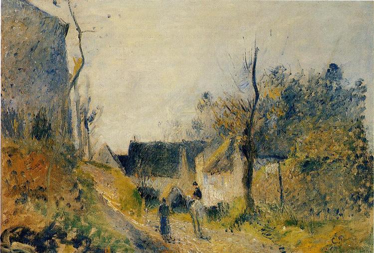 Landscape at Valhermeil, 1878 - Camille Pissarro