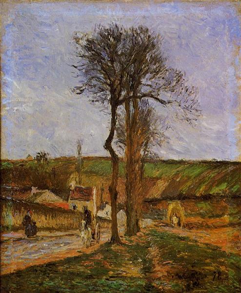 Near Pointoise, 1878 - Camille Pissarro
