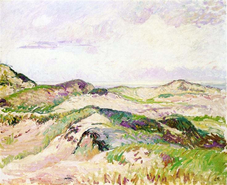 The Dunes at Knokke, c.1894 - Каміль Піссарро