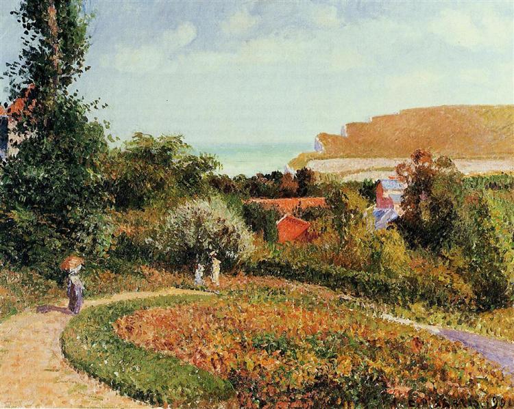 The Garden of the Hotel Berneval, 1900 - Camille Pissarro