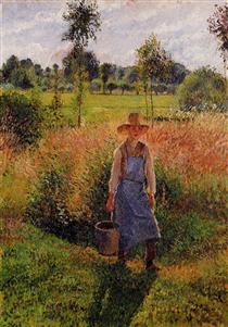 Der Gärtner - Camille Pissarro