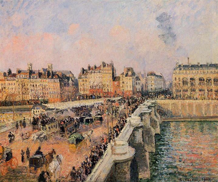 The Pont Neuf, Afternoon, 1901 - Camille Pissarro