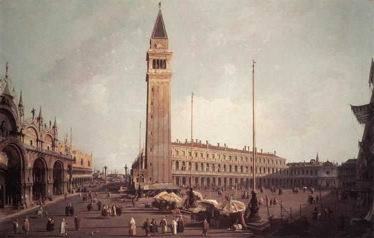 Piazza San Marco: Looking South West, c.1757 - Canaletto
