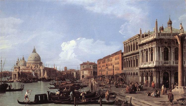 le Môle : vers l'ouest, 1730 - Canaletto